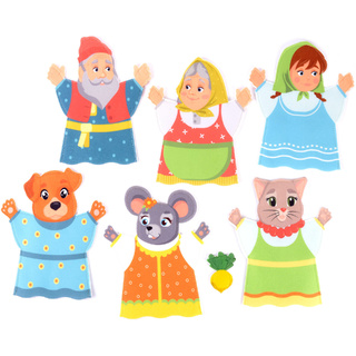 Театр на руку "Репка" фетр (7 деталей)