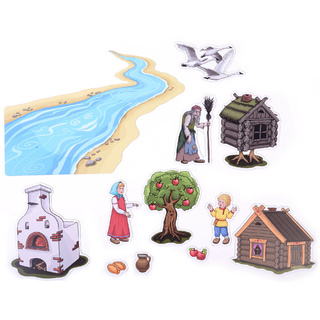 Набор магнитных карточек Гуси-лебеди