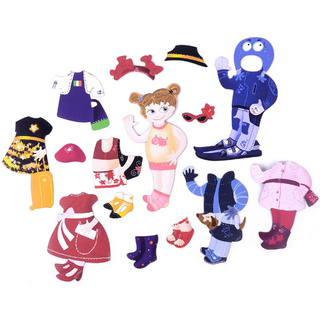 Магнитная развивающая игра Одень куклу Анфису