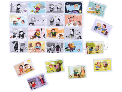 Магнитное развивающее пособие по этике "Строим разноцветный мир"