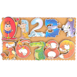 Набор "Цифрята" (Магнолик + Цифрята от 1 до 9, 10 шт.)