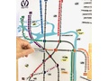 Магнитное учебное пособие "Путешествие по подземному городу" (Московский метрополитен)