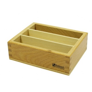 Секционный ящик для карточек (3 ячейки)