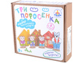 Набор деревянный "Персонажи сказки Три поросенка"