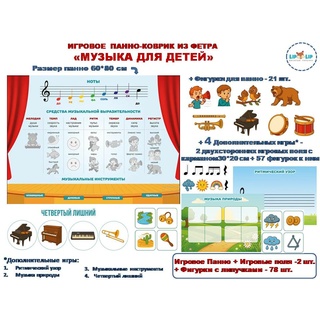 Панно Музыка для детей